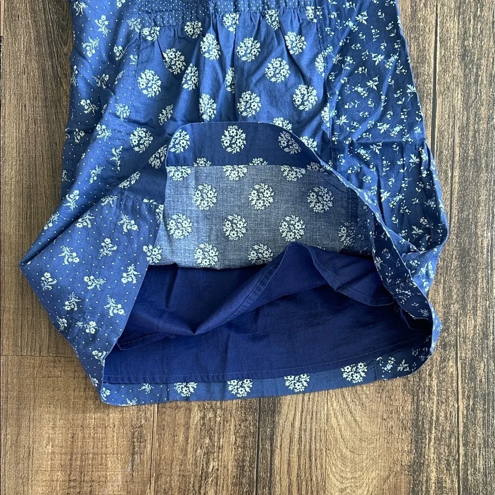 Baby GAP Navy Dress with White Floral Accents